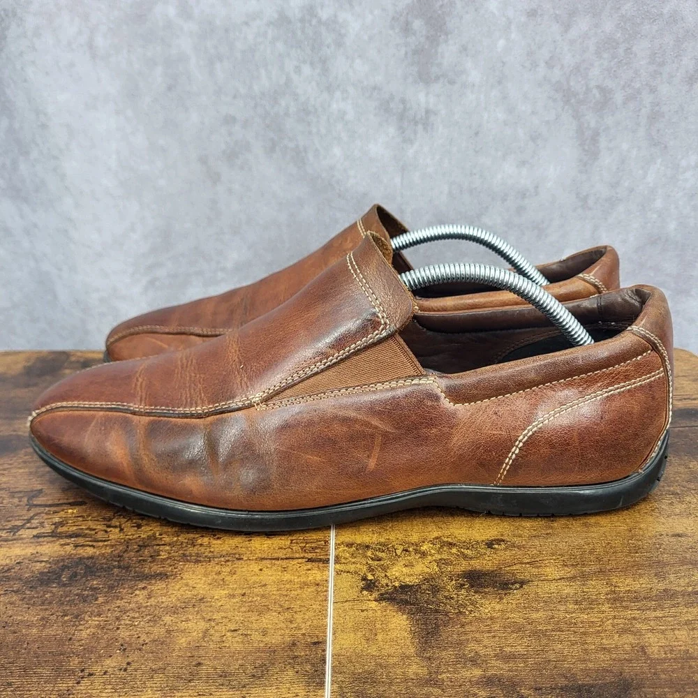 Cole Haan Air Loafer Mens Size 11 M‎ Brown Leather Slip On C11015 Comfort Shoes